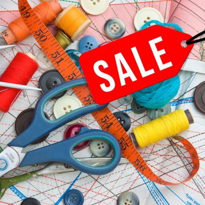 X-Reduziertes Nähzubehör