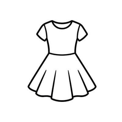 X-Schnittmuster Kleid Mädchen