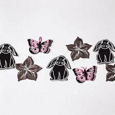 X-Filzgirlande plotten