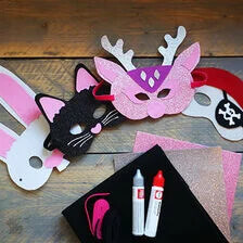 X-Karnevalsmasken basteln