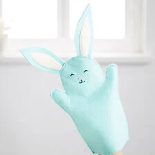 X-Handpuppe Häschen nähen