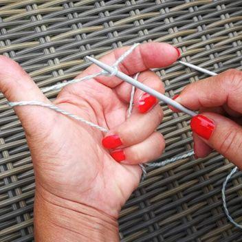 X-Maschen anschlagen