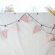 X-Nähanleitung für eine Wimpelkette