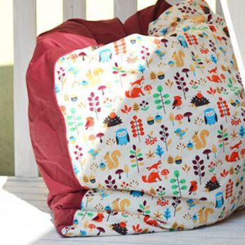 X-Nähanleitung Sitzsack