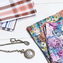 X-Stofftaschentücher nähen