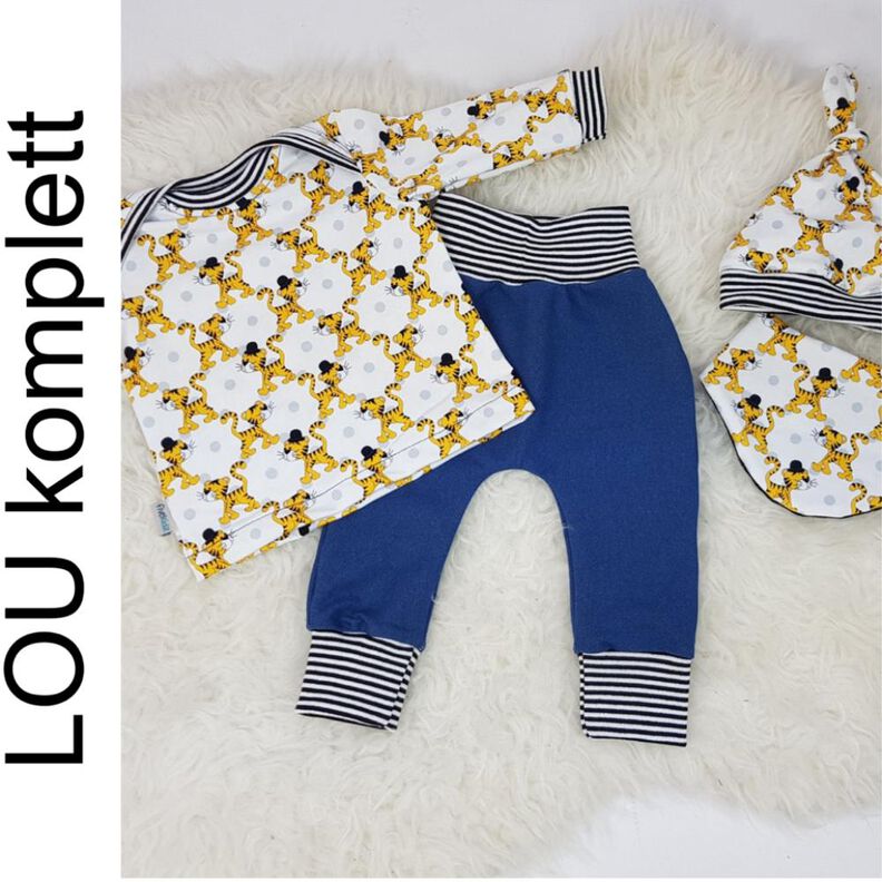 Newborn-Set LOU komplett Gr. 50-92 icl. gratis Plottdatei image number 1