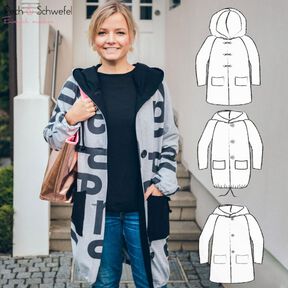 Oversizemantel &bdquo;G&ouml;teborg&ldquo; mit XXL-Kapuze