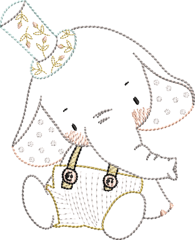 Stickdatei Elefant Elegenti image number 4