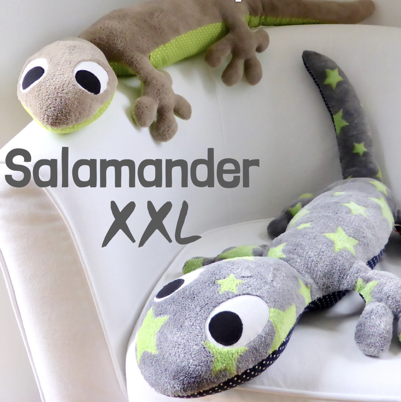 Salamander XXL | Kuscheltier | 1 Meter lang | schön weich image number 9