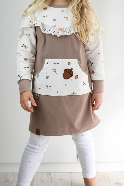 Sweater Hoodie Kleid Wellenzauber (Gr. 86 - 152) image number 6