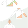 „Pia“ – Kinderhoodie mit Teilungsnähten, Gr. 86–158, A4+A0 thumbnail number 3