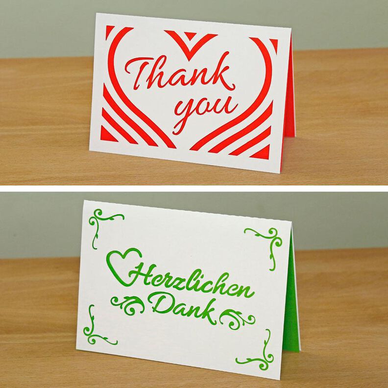 Plotterdatei Karte Thank You image number 1