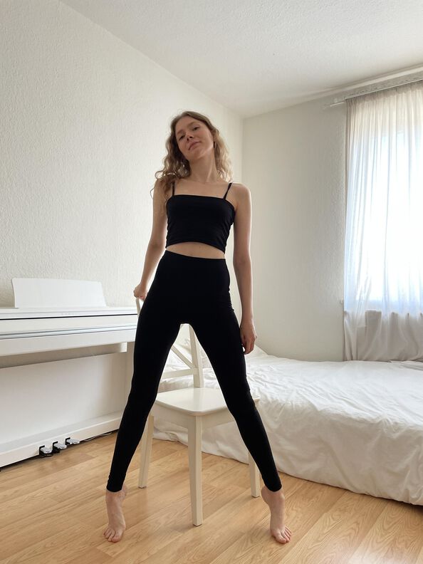 High waist Leggings | Schnittmuster Emilia | 32-44 image number 8