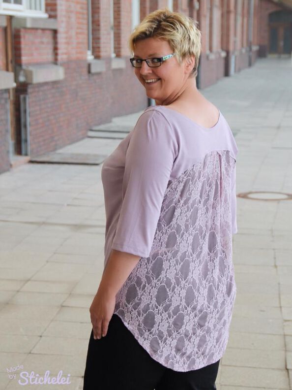 Curvy Eleana Damenshirt von 48 - 56 image number 5