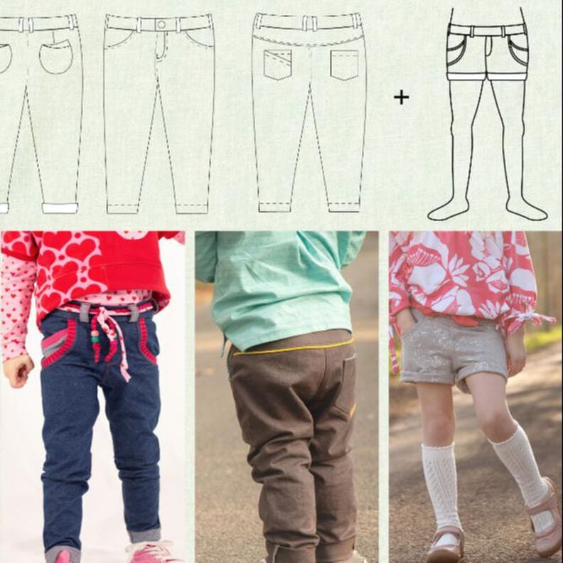 Wilde Möhre: Kinderhose Gr. 74 – 164 image number 1