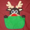 3-D Rentier Elch aus der Tasche Weihnachten ITH Stickdatei thumbnail number 2