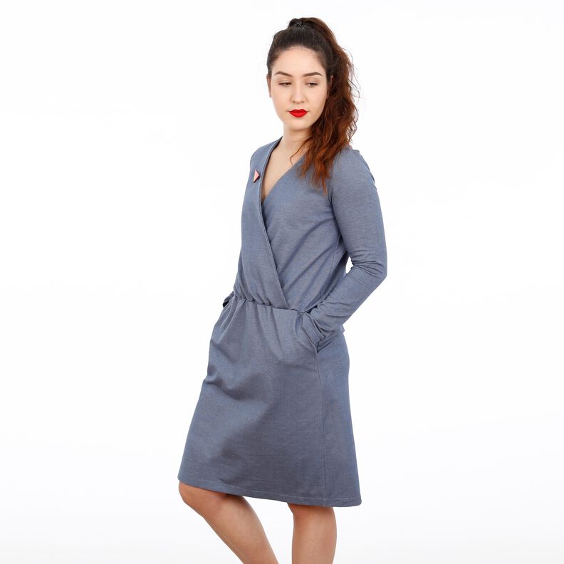 FRAU VILMA - Jerseykleid in Wickeloptik XS-L image number 8