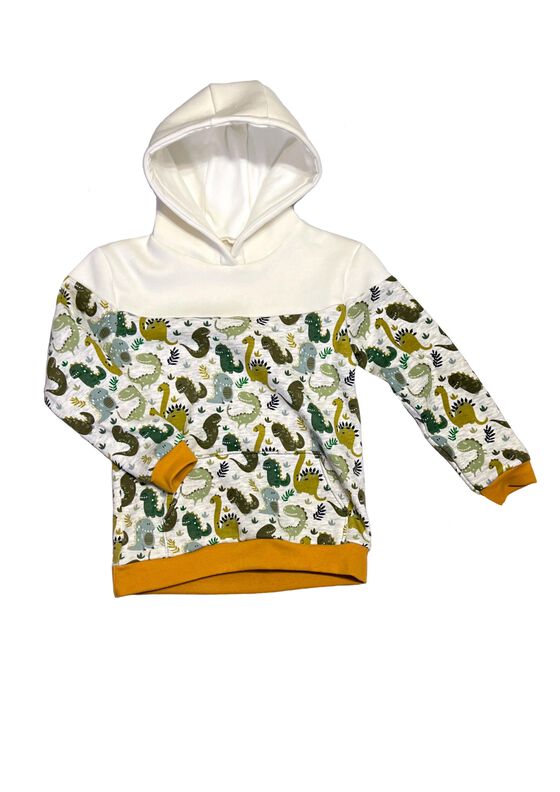 Schnittmuster + Anleitung Kinder-Hoodie Gr. 92/98-164/170 image number 4