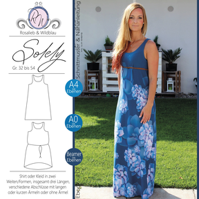 Solely Basic Shirt, Kleid und Maxikleid Gr. 32 bis 54