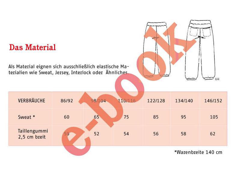 PAULI - Kinderhose aus Sweat 86 -152  image number 10