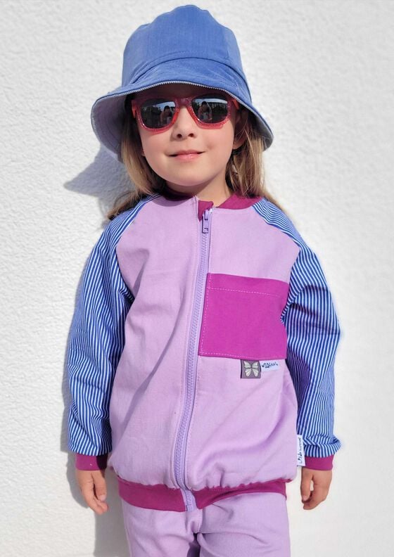 Collegejacke Helt mig Gr. 56-170, A0, Cord, Leinen, Canvas image number 2