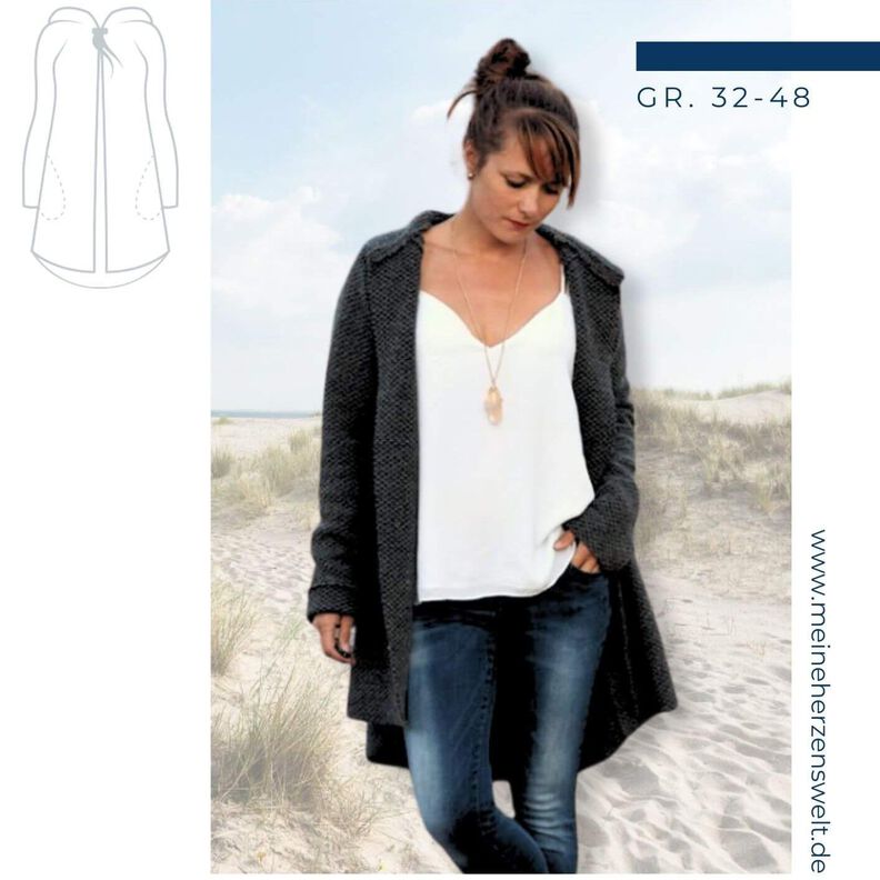 Cardigan Damen - Schnittmuster Gr. 32-58 - meine SVALA #16 image number 1