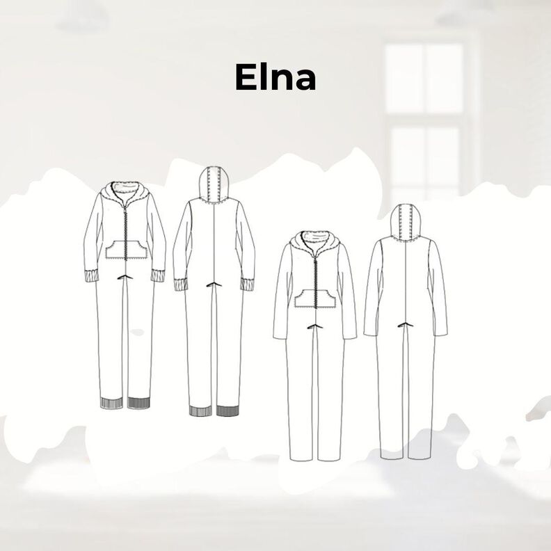 Jumpsuit Elna Gr. 34-54 Schnittmuster image number 9