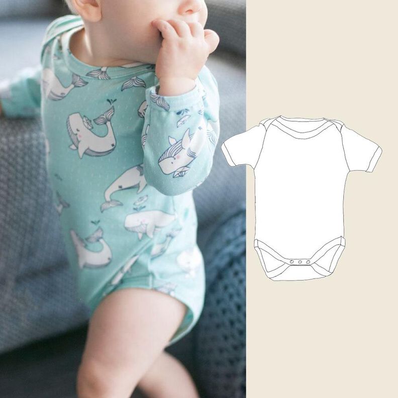  Baby-Body lang- und kurzarm / Schnittmuster image number 1