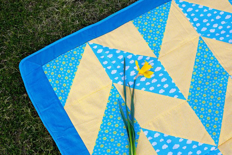 Patchworkdecke GerdaGemütlich (Nähanleitung & Schnittmuster) image number 4