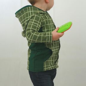 Sweatjacke Signore mit Kapuzenerweiterung FunkelRosa