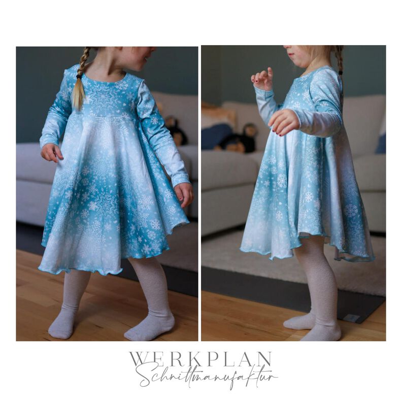 lieblings DrehWERK |  80 bis 164 | Drehkleid | A4 & A0 image number 8