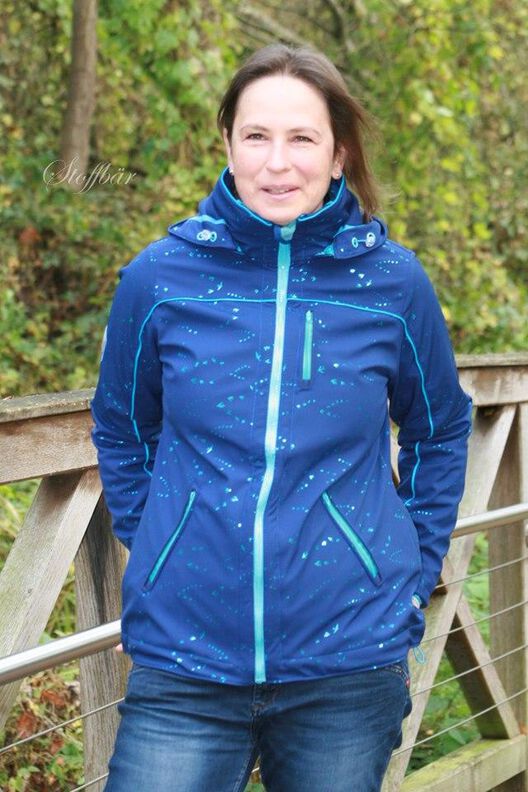 Softshelljacke Damen Schnittmuster Gr. 32-58 - mein PEPE #80 image number 9