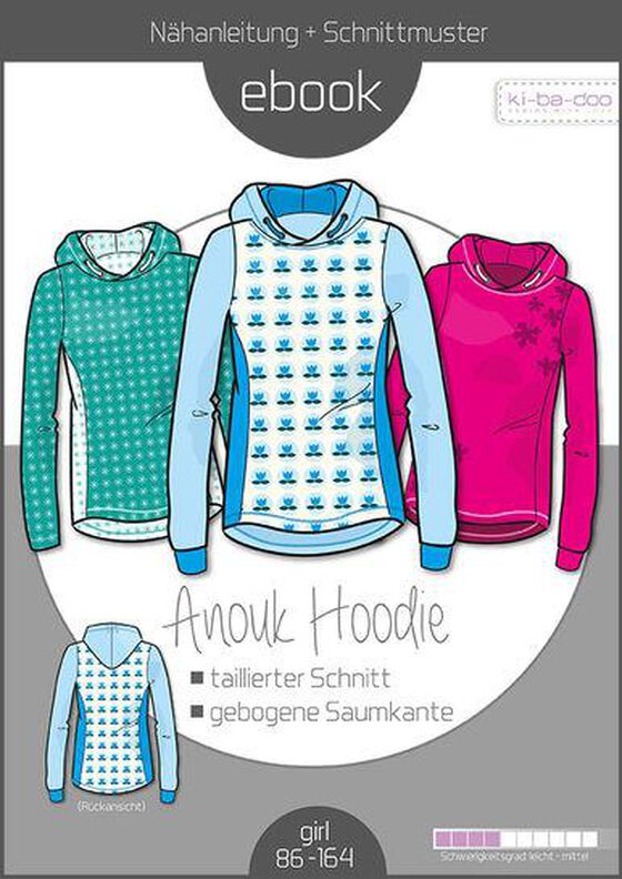 Ebook/Nähanleitung Sweatshirt Anouk Gr. 86-164 image number 2
