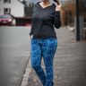 Jeggings Granat de thumbnail number 2