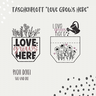 PLOTTDATEI - TASCHE "LOVE GROWS" thumbnail number 2