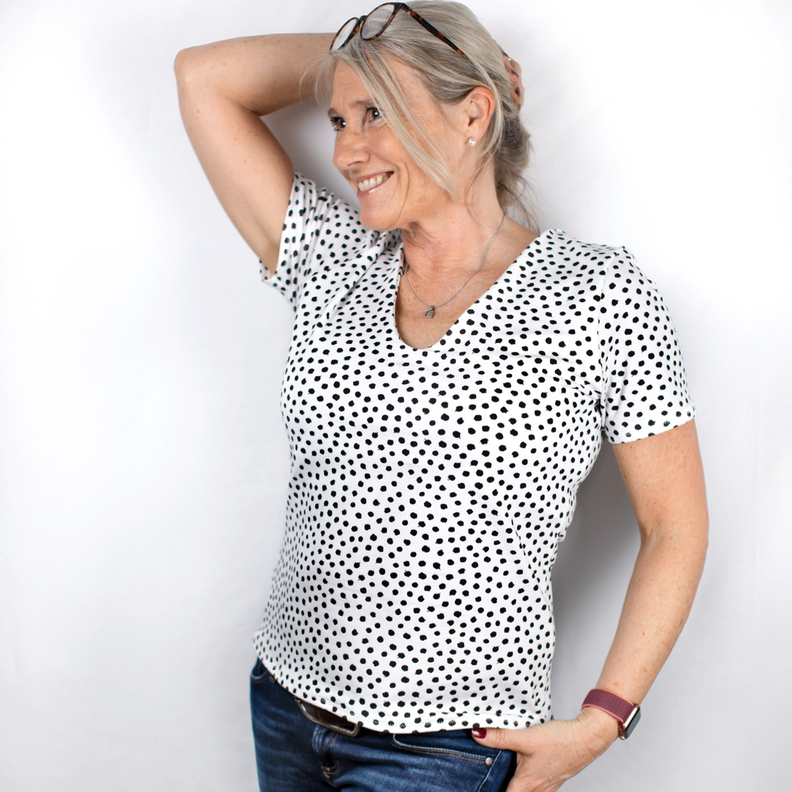 Shirt #Valeria Nähanleitung und Schnittmuster (XS-XL) image number 2