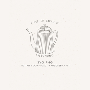 Plotter- und Laserdatei "CUP" SVG PNG