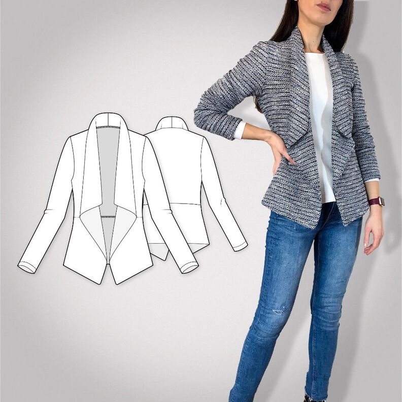 Jacket Viola | Größen 34-44 | mit Nähanleitung image number 1