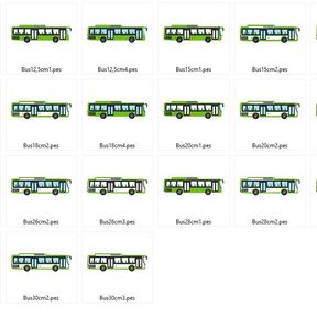 Bus Stickdatei 