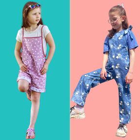 Kinder Latzhose Latzshorts viele Varianten JALAN ♥Gr. 92-164