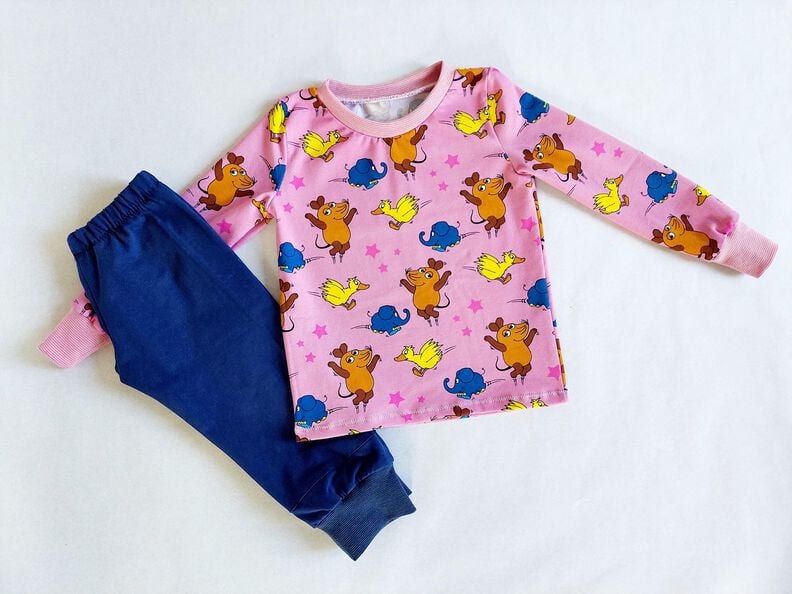 Kinderschlafanzug unisex Gr. 80-140 A4-/A0-Gro&szlig;formatdatei image number 5