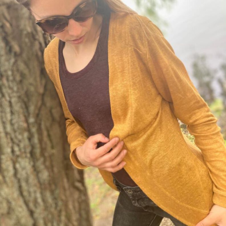 "Cardigan Easy Flow" 32-48 image number 1