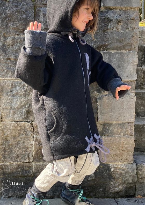 Oversized Jacke Regnbuelys Gr. 128-170, A0, Walk, Cord image number 9