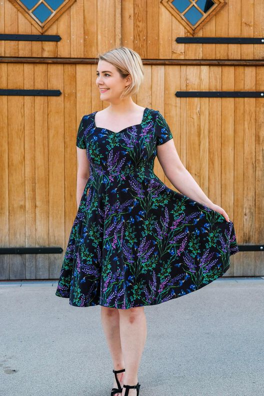 Vintage-Kleid Aurora mit Herzausschnitt image number 10