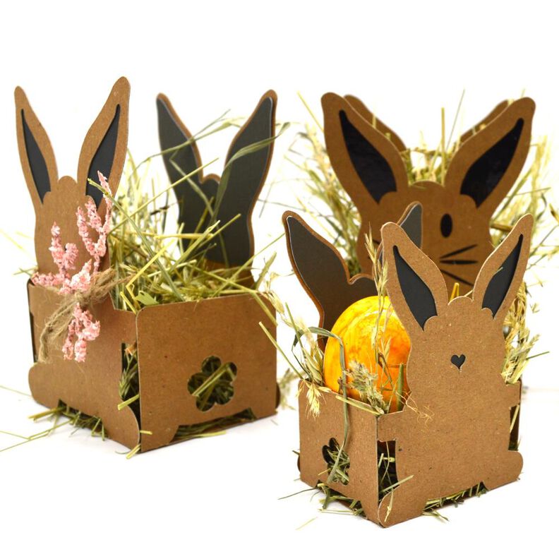 Plotterdatei Osternest Hase  image number 1