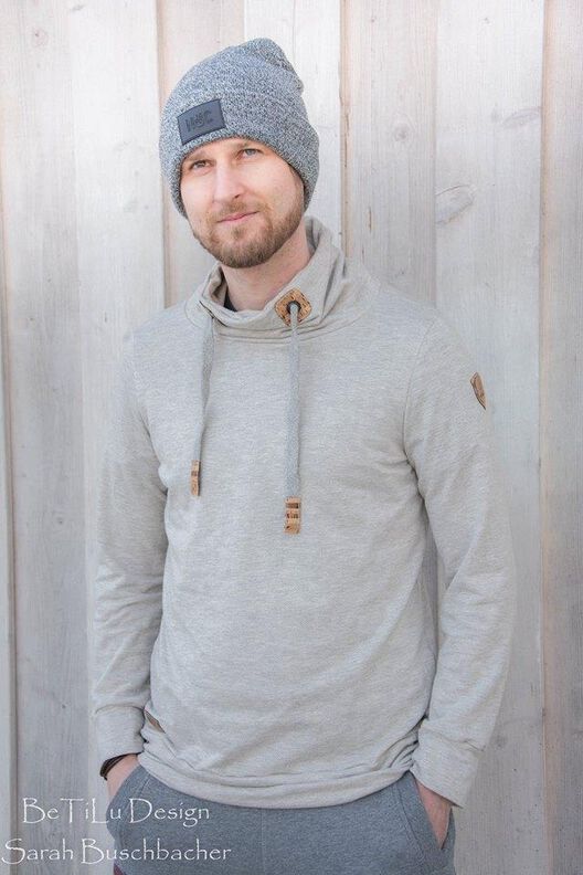 Hoodie Herren Schnittmuster Gr. XS-4XL - MANUC #134 image number 10