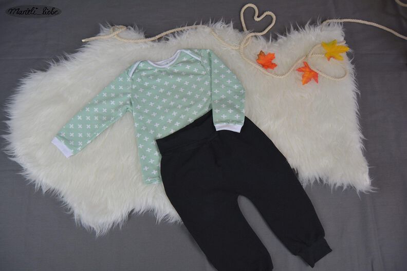 Newborn-Set LOU Hose+Shirt  Gr. 50-92 icl. gratis Plottdatei image number 5
