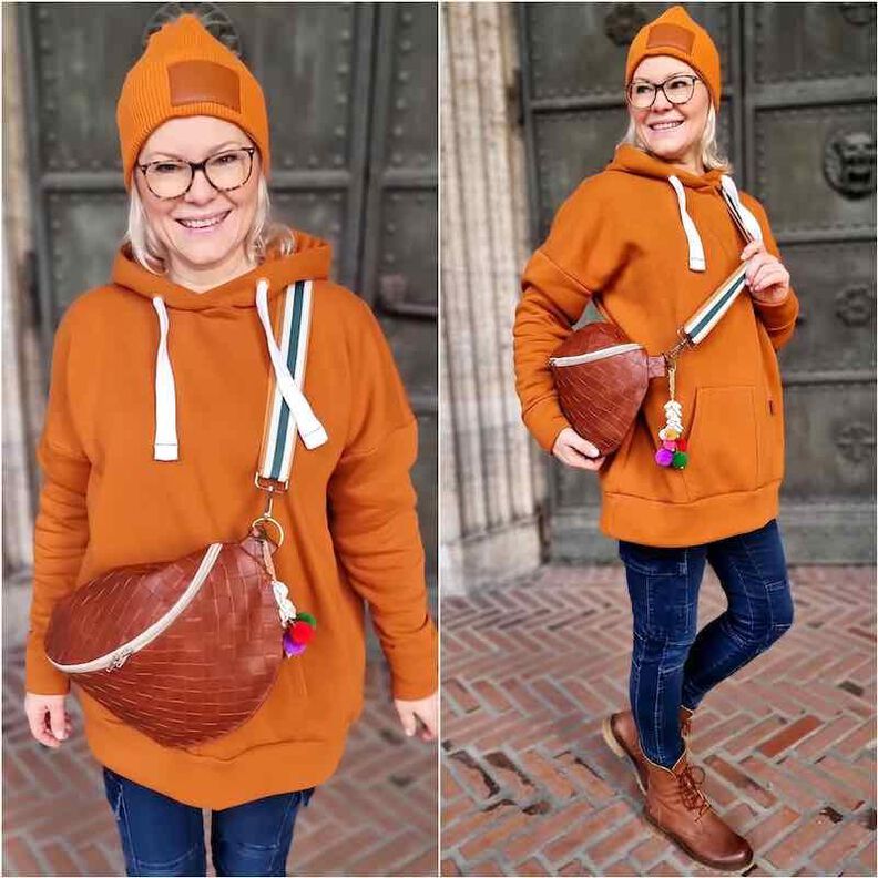 Sweatshirt "MIRELLE" Nähanleitung und Schnitt Gr. 158–46 image number 5