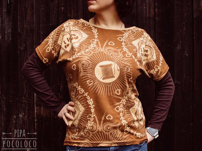 ebook Kurzarmshirt Frau Edda für Damen image number 6