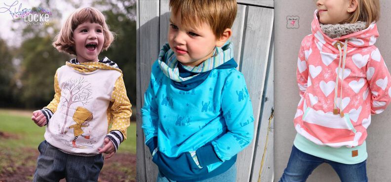 Hoodie mini JOLINE 74/80-146/152 + Plott-Datei image number 2